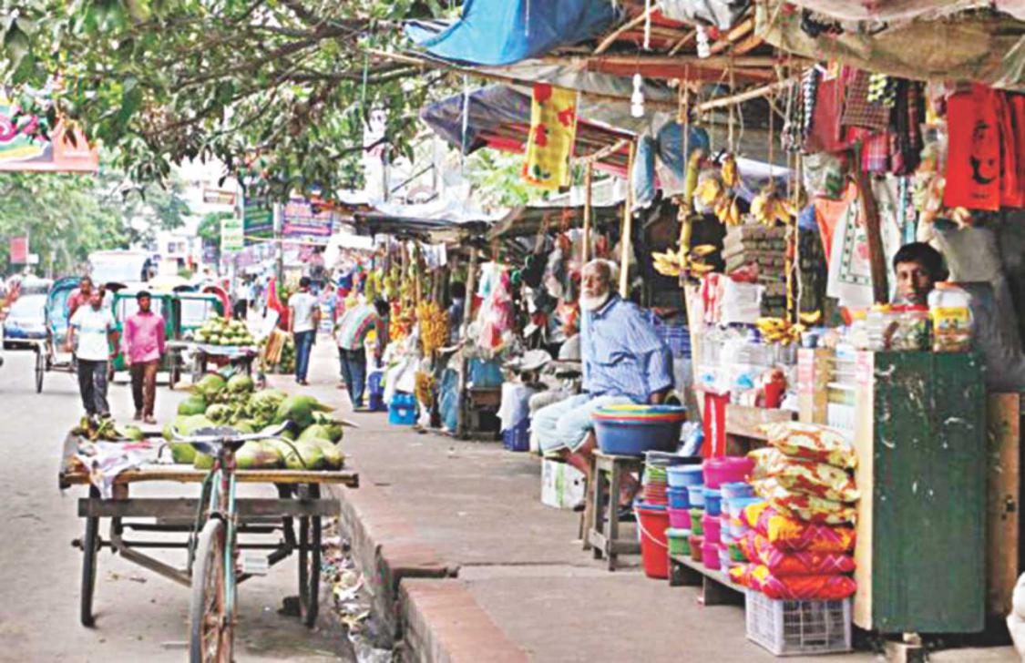 about illegal occupation of footpath